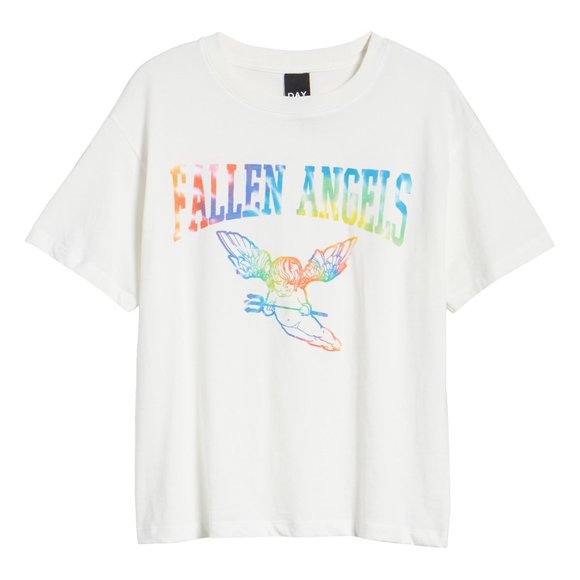 #18/25❤️ NWT Day by Daydreamer Fallen Angels T Shirt - Picture 3 of 4